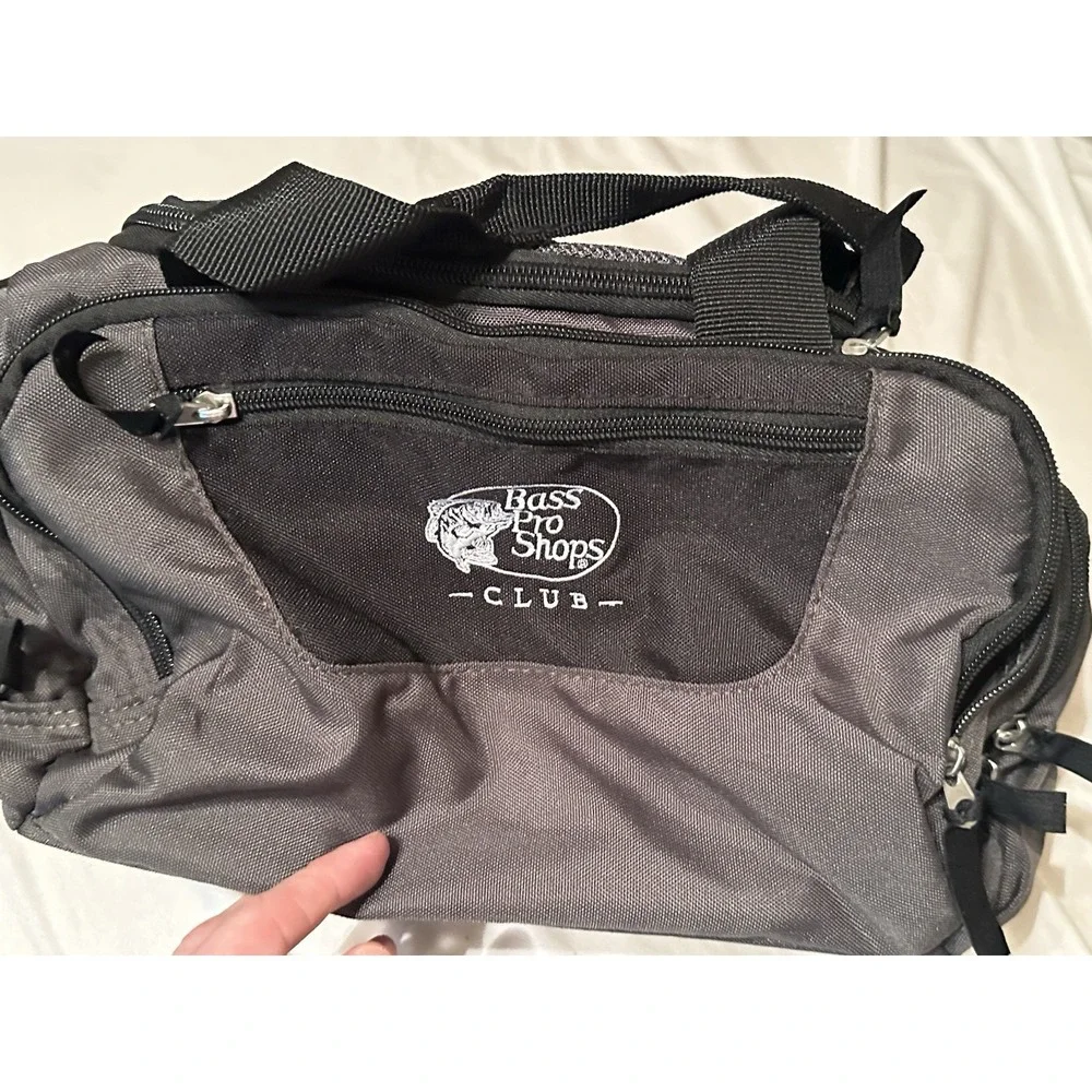 Bass Pro Shops Club Tackle Bag‎ Advanced Angler Pro Army Green Multi-compartment